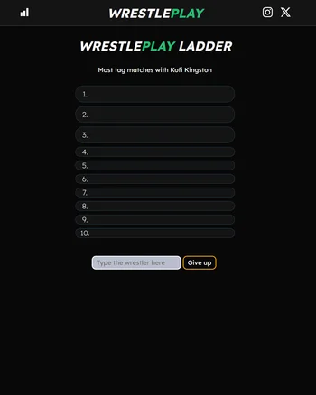 WrestlePlay Ladder screenshot