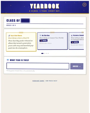 Yearbook screenshot