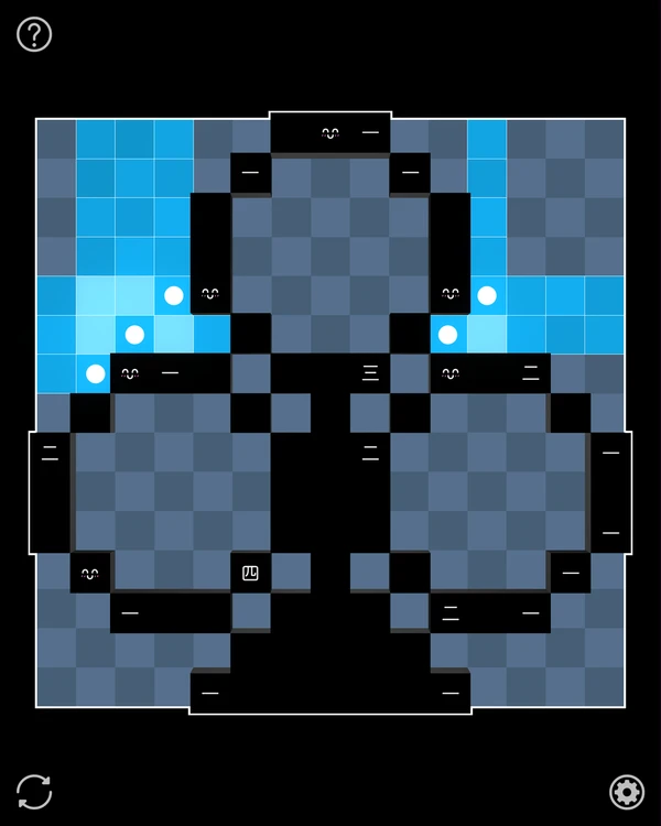 Screenshot of Daily Akari, a daily logic game