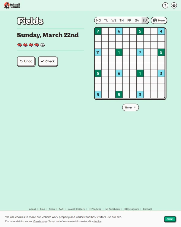 Fields screenshot