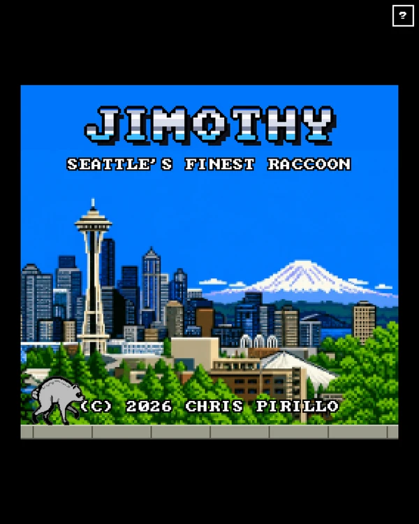 Screenshot of Jimothy, a arcade-style game