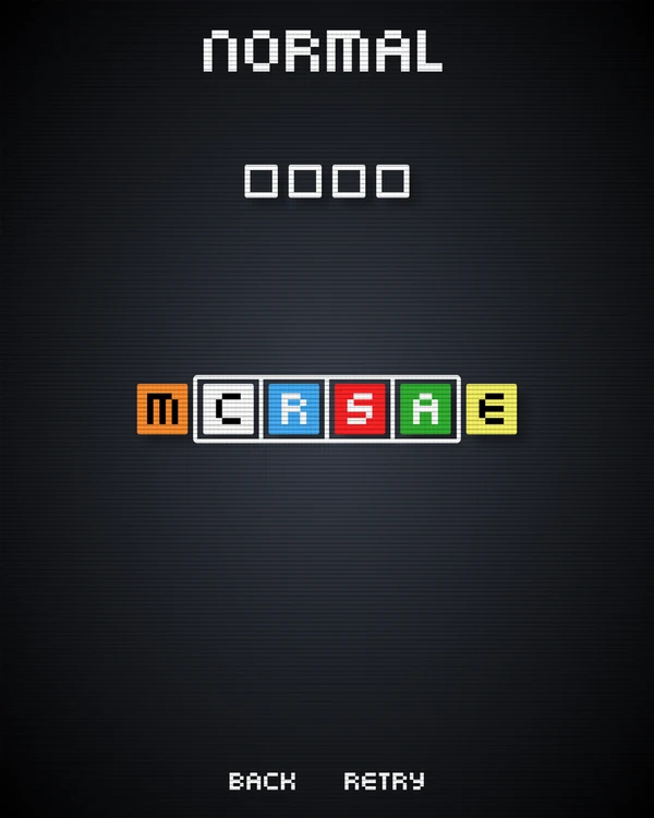 Screenshot of Pivots, a daily logic game