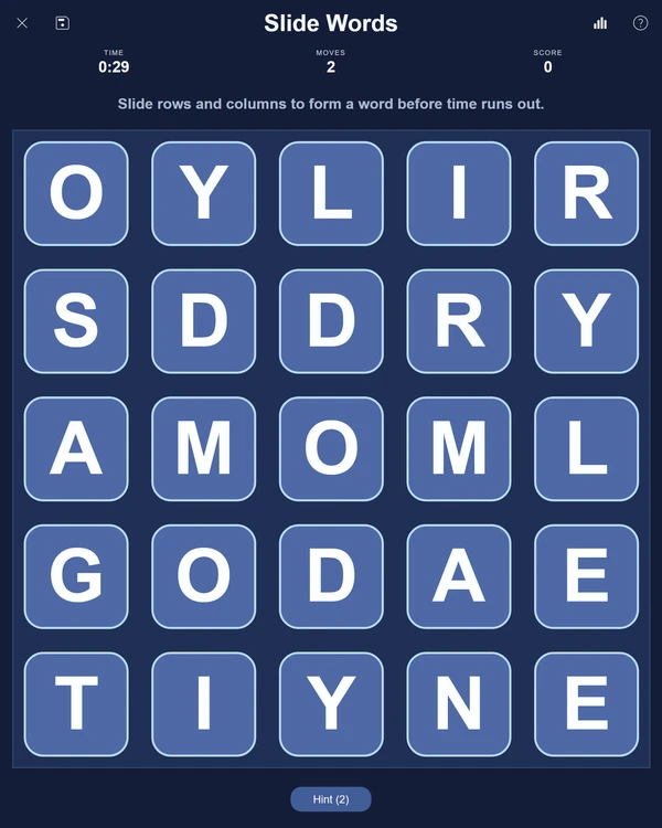PuzzleLab Slide Words screenshot