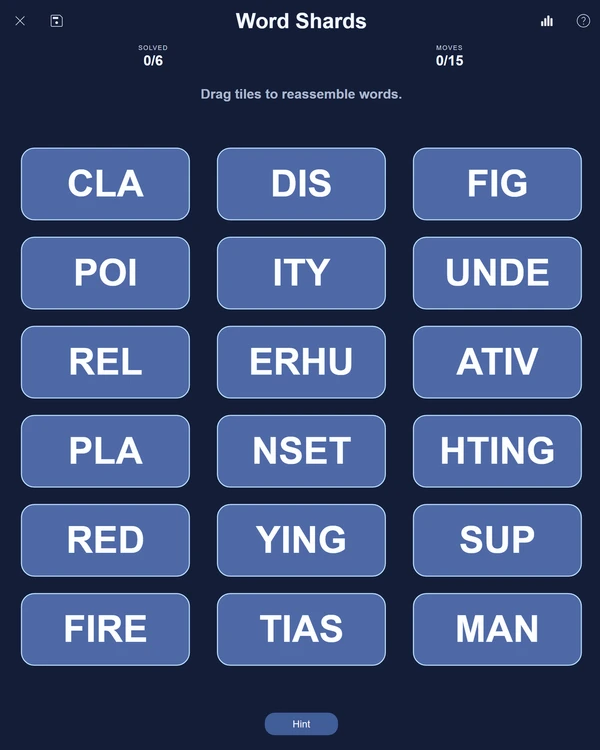 PuzzleLab Word Shards screenshot