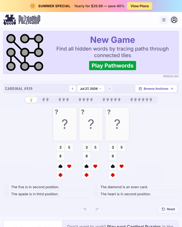 Puzzleship Cardinal screenshot