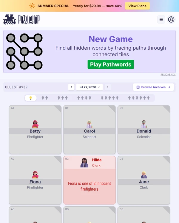 Puzzleship Cluest screenshot