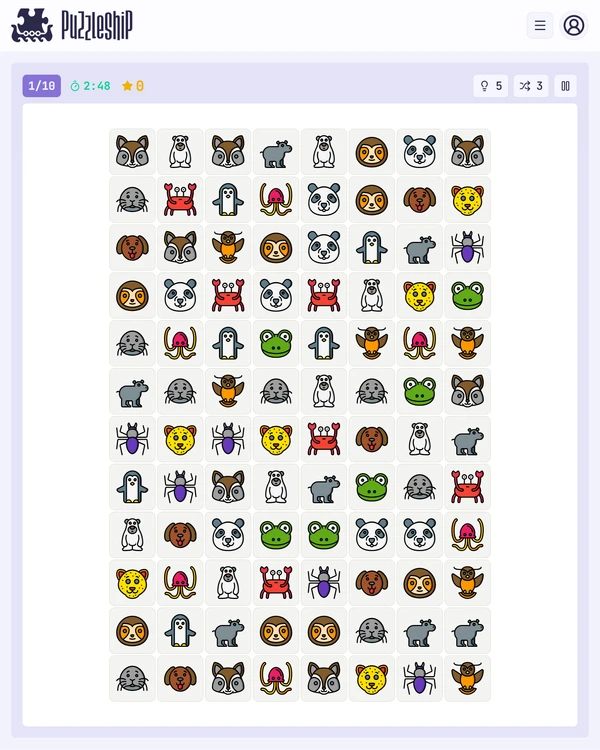 Puzzleship Emoji Connect screenshot