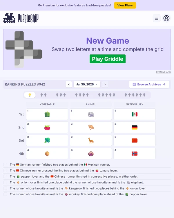Puzzleship Ranking Puzzles screenshot