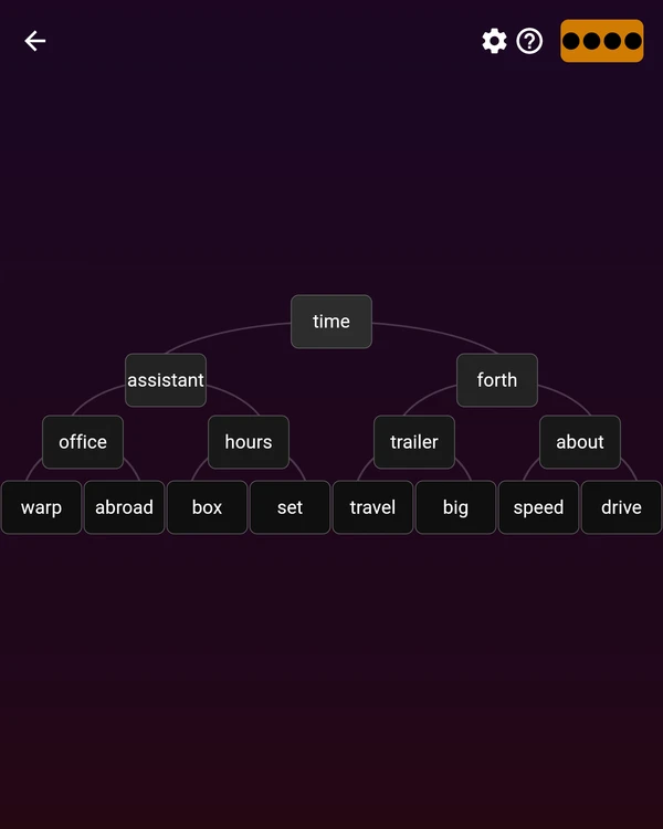 Screenshot of Pyralinks, a daily logic game