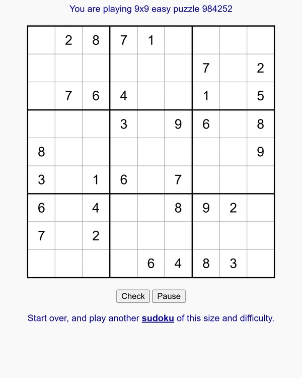 Screenshot of Sudoku Conquest, a logic game