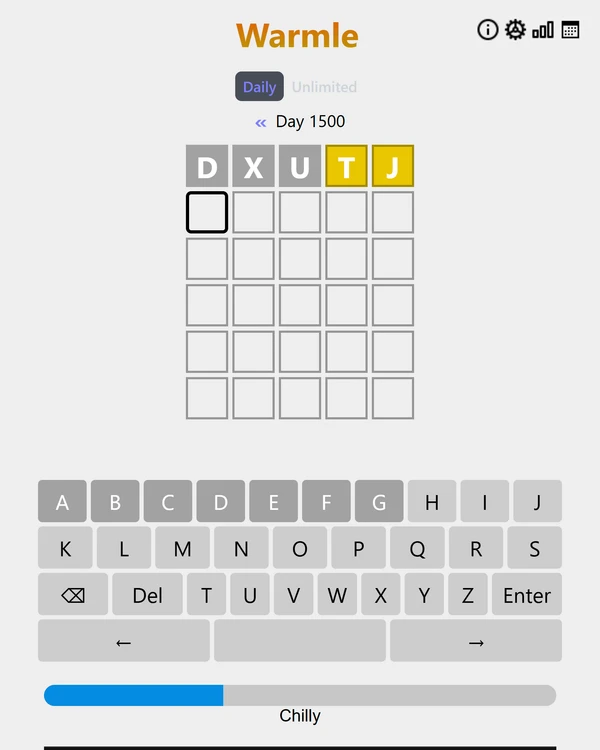 Warmle screenshot