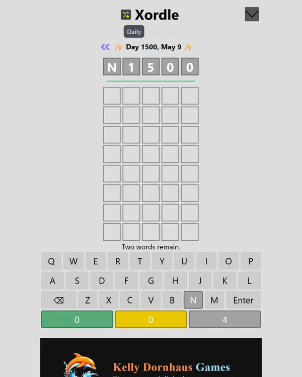 Xordle screenshot